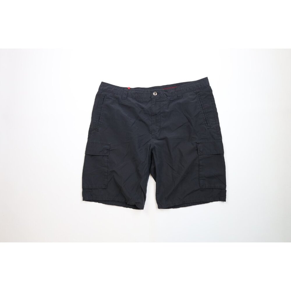 Victorinox Mens Size 36 Faded Straight Leg Golfing Golf Tech Cargo Shorts Black